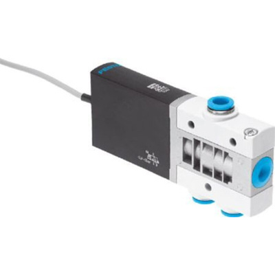 Festo 3/2 Open, Monostable Pneumatic Solenoid/Pilot-Operated Control Valve - Electrical MHE4 Series, 525213