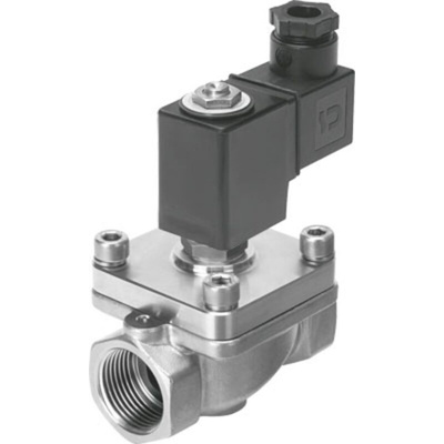 Festo 2/2 Closed, Monostable Pneumatic Solenoid/Pilot-Operated Control Valve - Electrical G 1 VZWF Series, 1492250