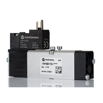 Norgren 5/2 Solenoid Pilot Valve - Solenoid/Spring V41 Series