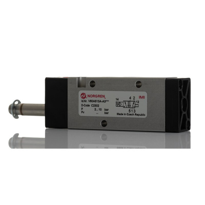 Norgren 5/2 Pneumatic Solenoid Valve - Solenoid/Air G 1/8 V60 Series