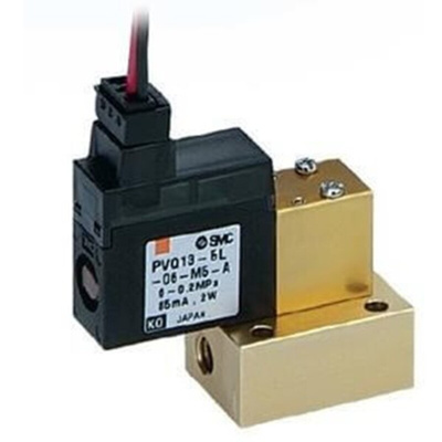 SMC Pneumatic Solenoid Valve - Solenoid Metric M5 PVQ10 Series