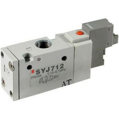 SMC 3 port Solenoid Valve NC Pneumatic Solenoid Valve - Solenoid G 1/8 SYJ7000 Series