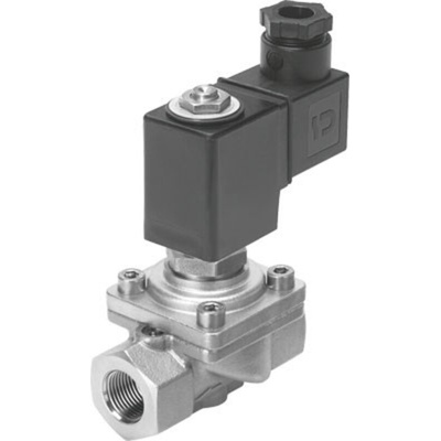 Festo 2/2 Solenoid Valve - Solenoid/Pilot G 3/8 VZWF Series, 1492135