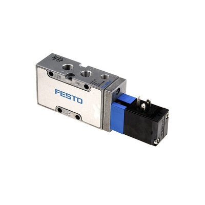 Festo 5/2 Solenoid Pilot Valve - Electrical G 1/4 MVH Series 24V dc, 19701