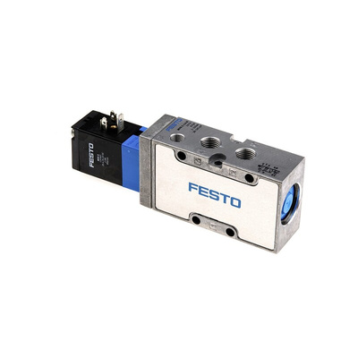 Festo 5/2 Solenoid Pilot Valve - Electrical G 1/4 MVH Series 24V dc, 19701