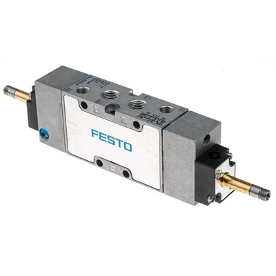 Festo 5/3 Pneumatic Solenoid Valve - Electrical G 1/4 MFH Series, 19787