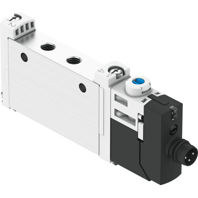 Festo 5/2 Solenoid Valve - Solenoid Metric M5 VUVG Series 24V dc, 572634