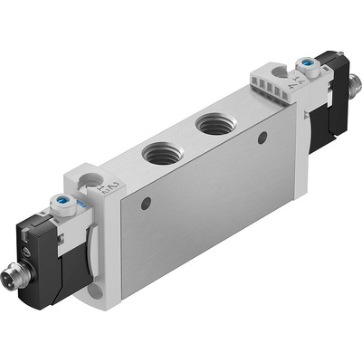 Festo 5/2 Solenoid Valve - Solenoid G 1/4 VUVG Series 24V dc, 8031533