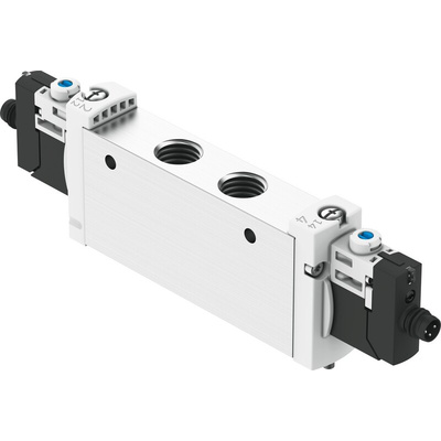 Festo 5/2 Solenoid Valve - Solenoid G 1/4 VUVG Series 24V dc, 8031533
