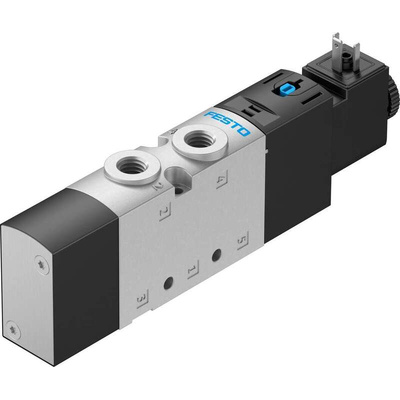 Festo 5/2 Monostable Solenoid Valve - Electrical G 1/8 VUVS Series, 575264