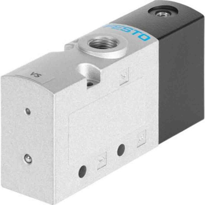 Festo 3/2 Closed, Monostable Pneumatic Solenoid Valve - Pneumatic G 1/4 VUWG Series, 575483