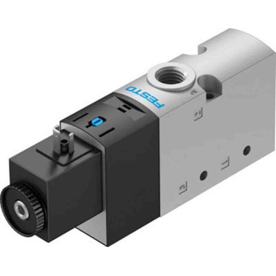 Festo 3/2 Closed, Monostable Solenoid Valve - Electrical G 1/4 VUVS Series, 575492