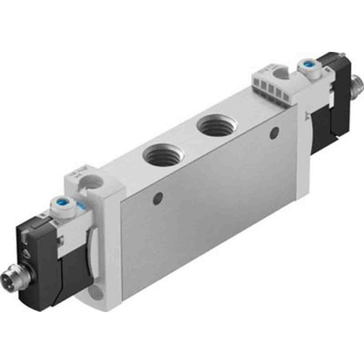 Festo 2x3/2 Closed, Monostable Solenoid Valve - Electrical G 1/4 VUVG Series, 8031527