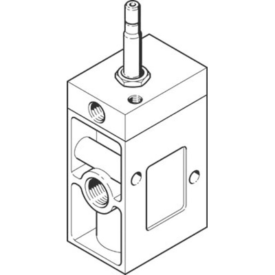 Festo 3/2 Closed, Monostable Pneumatic Solenoid/Pilot-Operated Control Valve - Electrical G 1/2, G 1/8 MCH Series, 7983