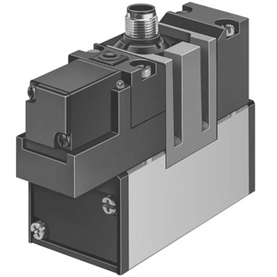 Festo 5/2 Monostable Pneumatic Solenoid/Pilot-Operated Control Valve - Electrical MEBH Series, 184508