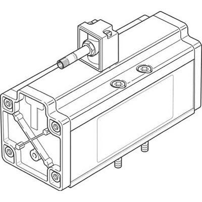 Festo 5/2 Monostable Pneumatic Solenoid/Pilot-Operated Control Valve - Electrical MDH Series, 14544