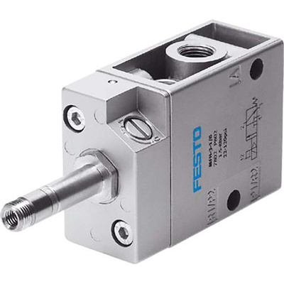 Festo 3/2 Closed, Monostable Pneumatic Solenoid/Pilot-Operated Control Valve - Electrical MFH Series, 535900