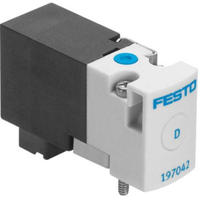 Festo 3/2 Closed, Monostable Pneumatic Solenoid/Pilot-Operated Control Valve - Electrical MHA1 Series, 197007