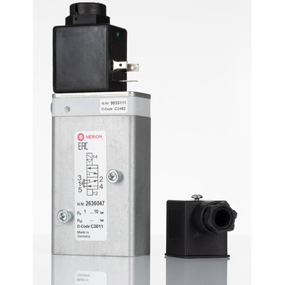 Norgren 5/2 Solenoid Pilot Valve - Solenoid G 1/4 2636 Series