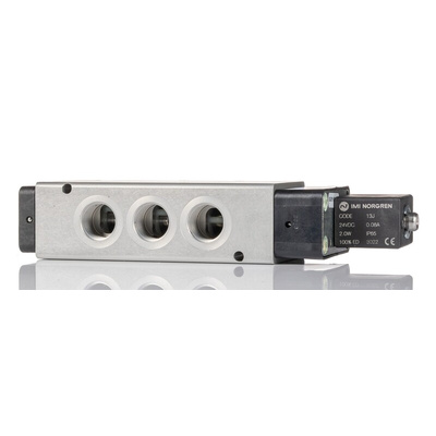 Norgren 5/2 Pneumatic Solenoid Valve - Solenoid/Air G 3/8 V62 Series