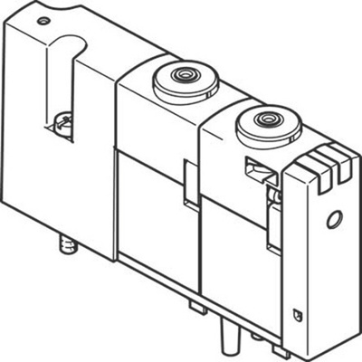 Festo 2x3/2, Closed, Monostable Solenoid Valve - Electrical VOVC Series 24V dc