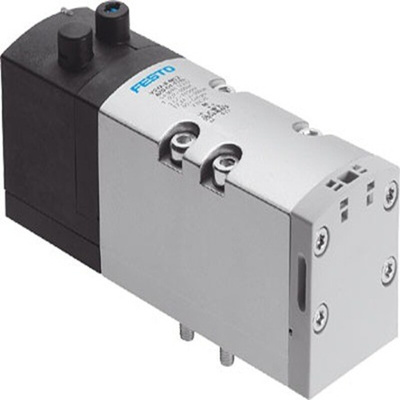 Festo 5/2 Way, Monostable Solenoid Valve - Electrical G 3/8 VSVA Series 24V dc