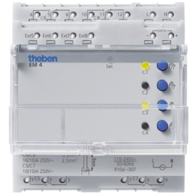 Theben / Timeguard PLC Expansion Module for use with TR 641 top2 RC, TR 642 top2 RC, TR 644 top2 RC 71.8 x 69.2 x 90.1