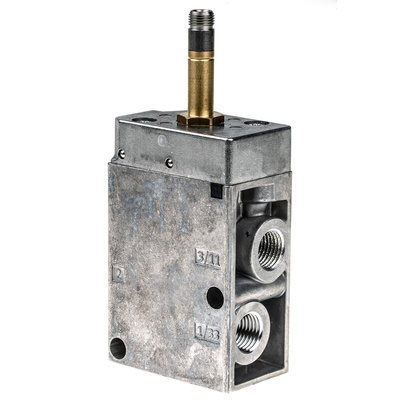 Festo 3/2 Pneumatic Solenoid Valve - Solenoid/Spring G 1/4 MFH Series 12 → 48V dc, 24 → 240V ac, 9964