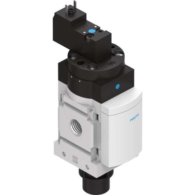Festo 3/2 Pneumatic Solenoid Valve - Electrical G 1/4 MS4 Series 24V dc, 542578