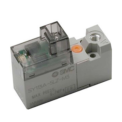 SMC 3/4 Solenoid Pilot Valve - Solenoid SY100 Series