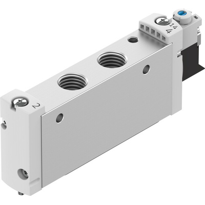 Festo 5/2 Monostable Solenoid Valve - Electrical G 1/4 VUVG Series 24V dc, 574428