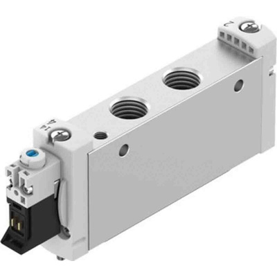 Festo 5/2 Monostable Solenoid Valve - Electrical G 1/4 VUVG Series 24V dc, 574428