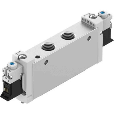 Festo 2x3/2 Closed, Monostable Solenoid Valve - Electrical G 1/4 VUVG Series, 574425