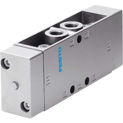 Festo 5/2 Bistable-dominant Pneumatic Solenoid/Pilot-Operated Control Valve - Pneumatic G 1/4, G 1/8 JDH Series, 10409