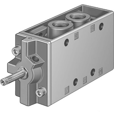 Festo 5/2 Monostable Pneumatic Solenoid/Pilot-Operated Control Valve - Electrical G 1/2 MFH Series, 535911