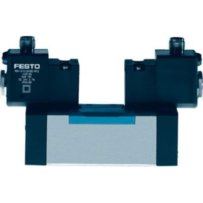 Festo 5/2 Bistable Pneumatic Solenoid/Pilot-Operated Control Valve - Electrical JMDH Series, 533015