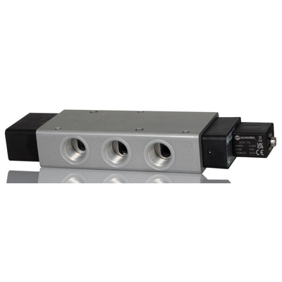 Norgren Pneumatic Solenoid Valve - Solenoid/Spring G 1/2 V63 Series 24V dc
