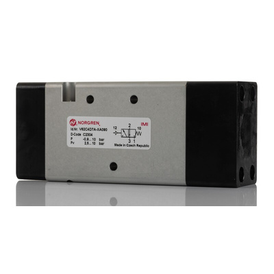 Norgren 3/2 Solenoid Pilot Valve - Pilot/Spring G 3/8 V62 Series