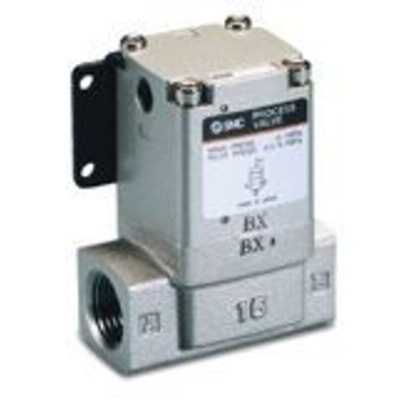 2 port valve compressed air/air hydro circuit air operated 15mm orifice 1/2" bsp ported NBR