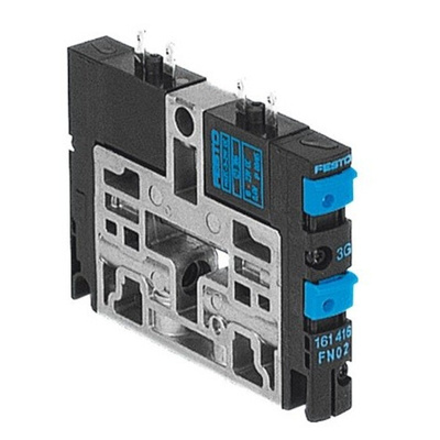 Festo 2x3/2-Way, Closed, Monostable Solenoid Valve - Electrical M7 CPV Series 24V dc