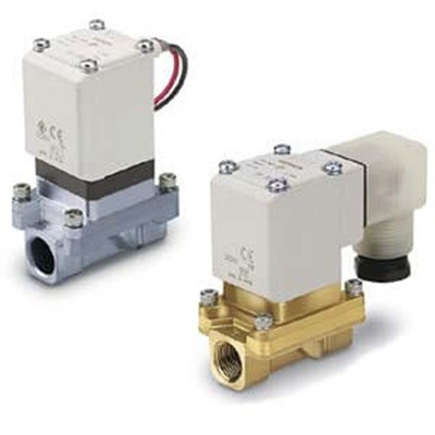 SMC Normally Closed Solenoid Valve - Rc 1/2 VXZ Series 24V dc