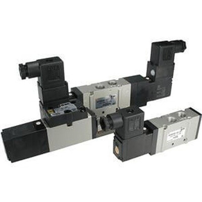 SMC 2 Position Single Solenoid Pilot Valve - VFS2000 Series 24V dc