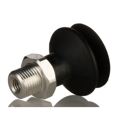 Norgren 20mm Flat NBR Suction Cup M/58405/01, G 1/8A in