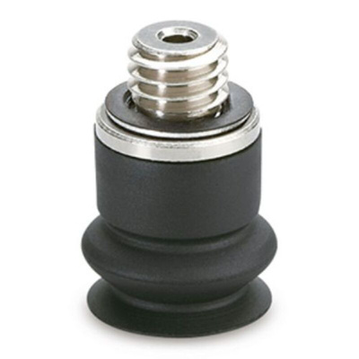 SMC 25mm Heavy Duty Silicon Rubber Vaccum Pad ZPT25BS-B01, Rc 1/8 in