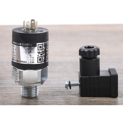 RS PRO Pressure Switch, G 1/4 0.2bar to 2.5 bar