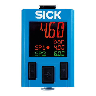 Sick Pressure Switch, 4 mm Pneumatic Hose, G 1/4 Female, M12 5-Pin -1bar to 1 bar