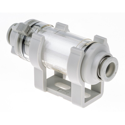 SMC Vacuum Filter - ZFC Series, 5μm, 8 Dia. mm Port Connection
