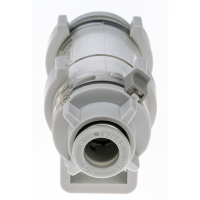 SMC Vacuum Filter - ZFC Series, 5μm, 8 Dia. mm Port Connection
