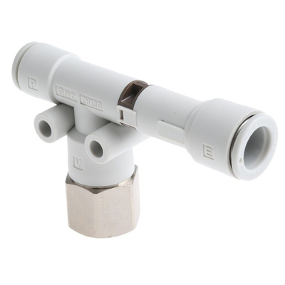 SMC Vacuum Generator, 1.3mm nozzle , -90kPa 40L/min, ZH series