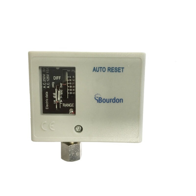 Bourdon Pressure Switch, 1/4 BSP Female 0bar to 3 bar
